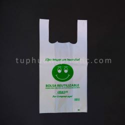 Recycled White  Bag 